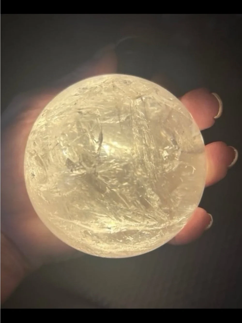 Clear Quartz Crystal Sphere